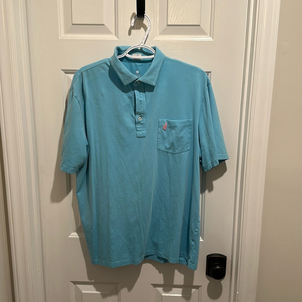Mens L Johnnie-O hangin out polo shirt